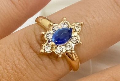 ANEL - AZUL C/CRISTAL20
